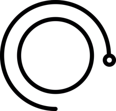 Circular Button Simple Contour Svg Vector, Free Vectors File